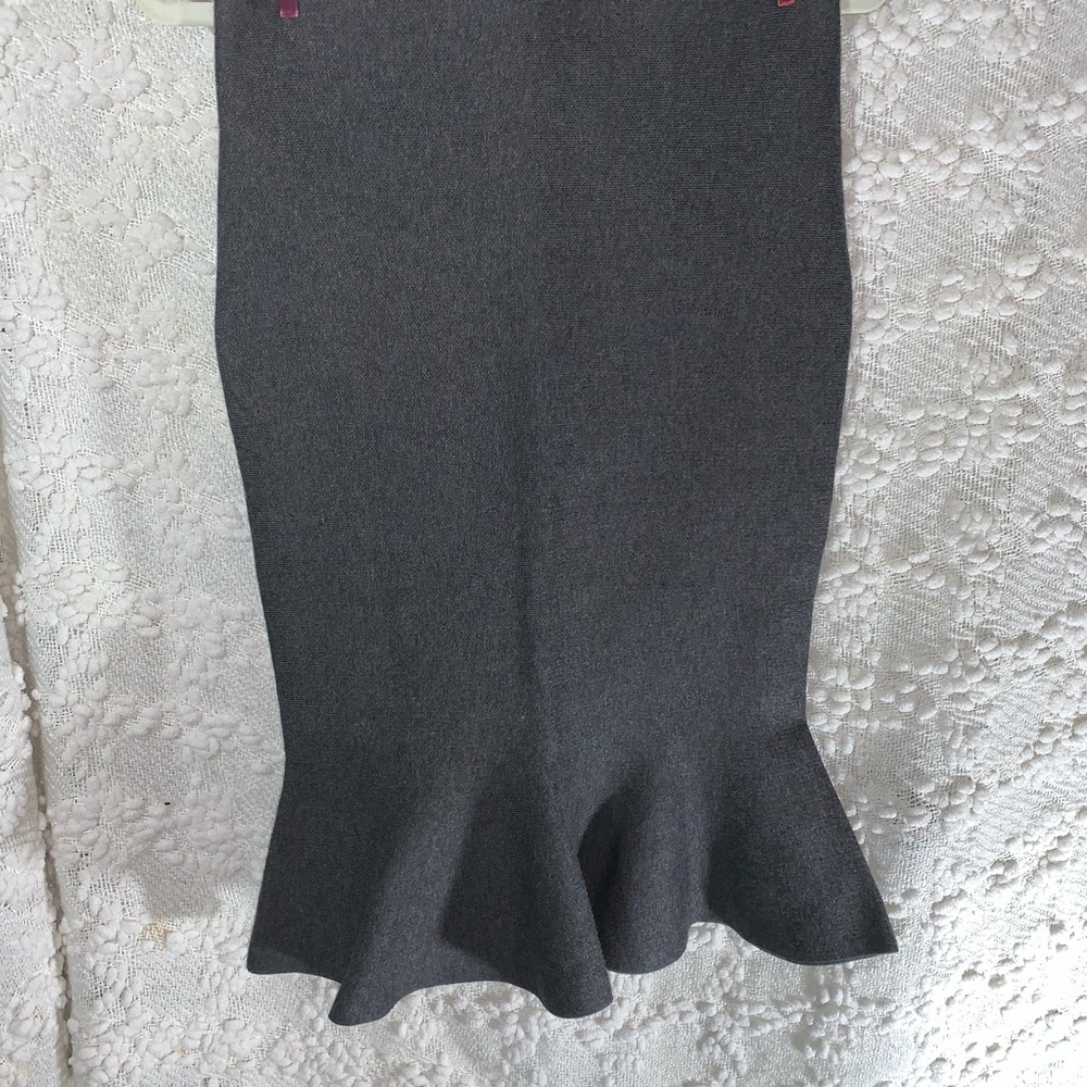 Junior grey knit shirt